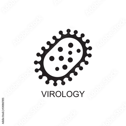 virology icon , virus icon vector