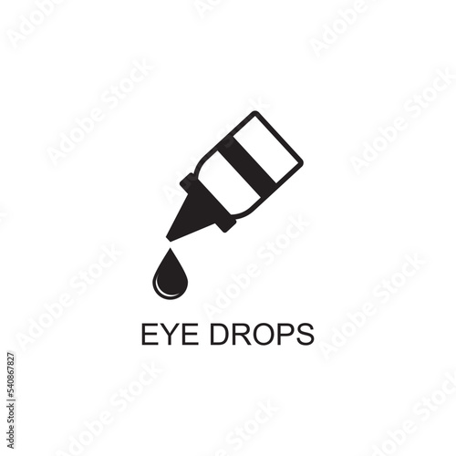 eye drop icon , pipette icon