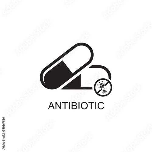antibiotic icon , medical icon vector