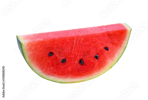 Sliced of watermelon isolated on transparent png