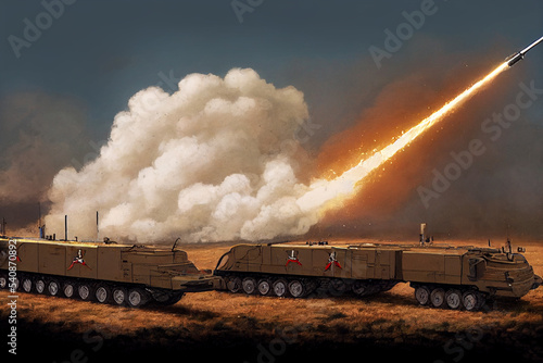 American modern multiple launch rocket systems in operation. Missile sorties