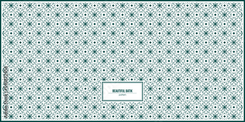 beautiful dark batik pattern design for business card
