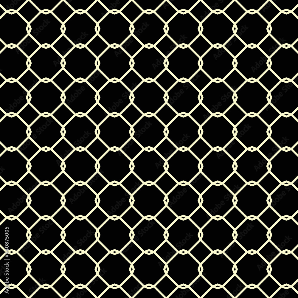 repeated plait quadrangles on black pattern vector design repeated plait quadrangles on black pattern vector design