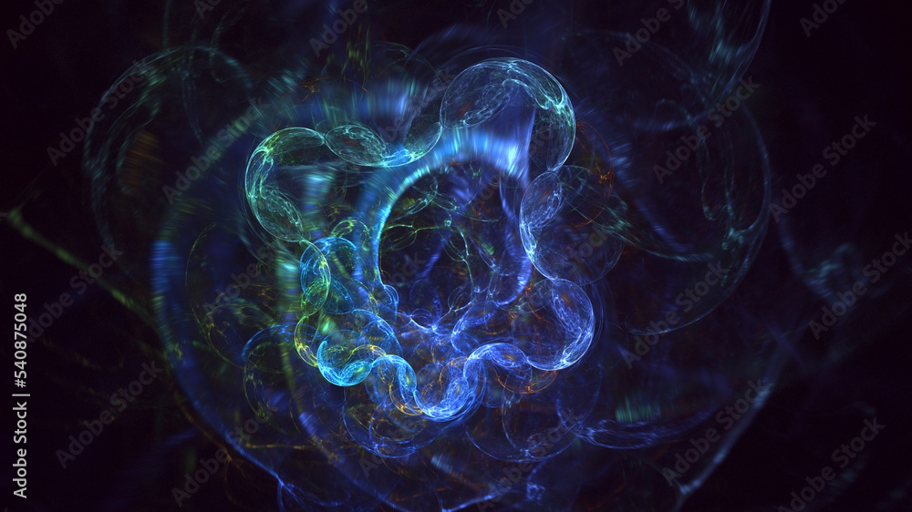 3D rendering abstract colorful fractal light background 3D rendering abstract colorful fractal light background