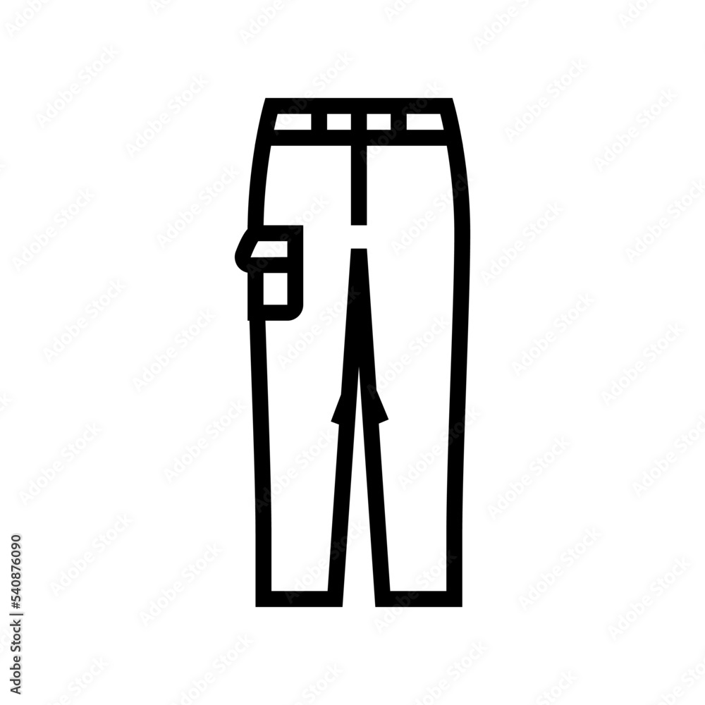 trousers pants apparel line icon vector. trousers pants apparel sign. isolated contour symbol black illustration trousers pants apparel line icon vector. trousers pants apparel sign. isolated contour symbol black illustration