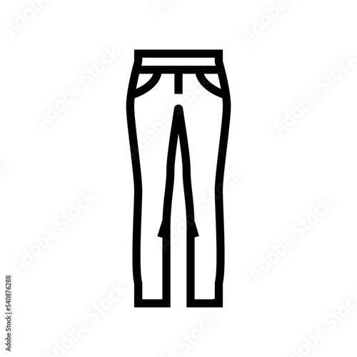 low rise pants apparel line icon vector. low rise pants apparel sign. isolated contour symbol black illustration