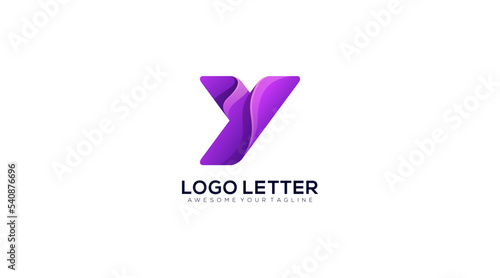 Free Download Papercut Y Letter logo, Minimal Logo design vector template
 - GFXLoad