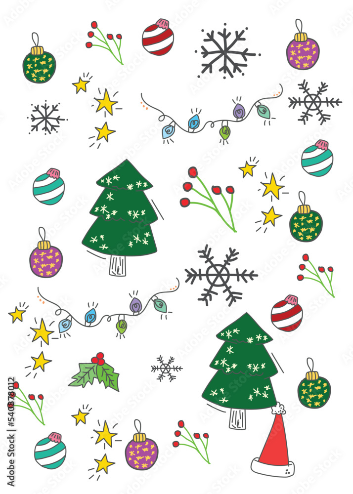 christmas tree vector decoration christmas tree vector decoration