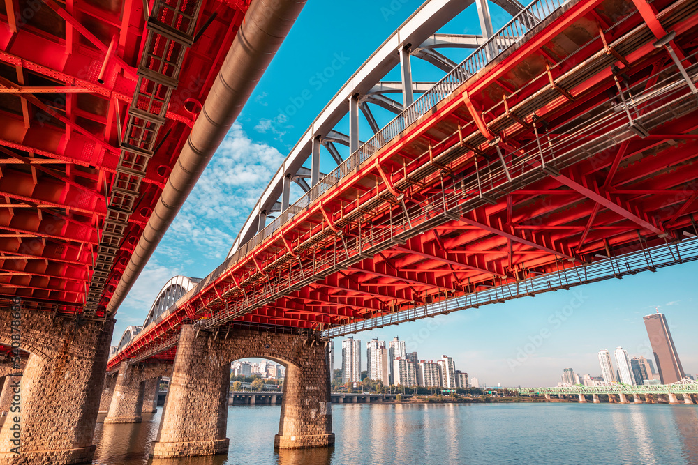 Fototapeta premium Scenery around the Han River in Seoul.