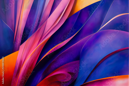 Wallpaper Mural Abstract painting color texture. Modern futuristic pattern, super bright vibrant colors. luxury background Torontodigital.ca