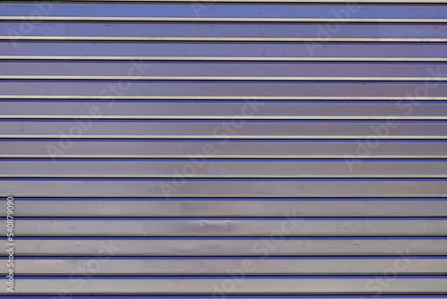 Background grey steel store line curtain shuttle rolling shutter metal gate gray backdrop