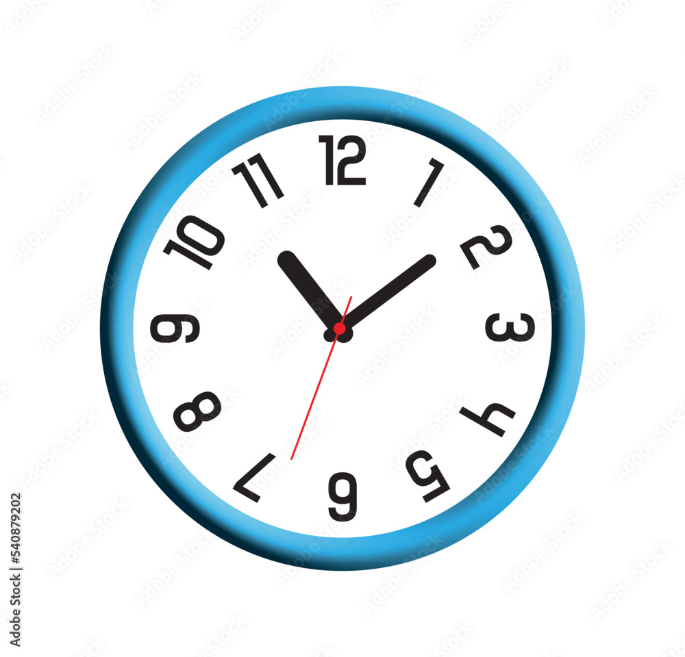 clock isolated on white clock isolated on white