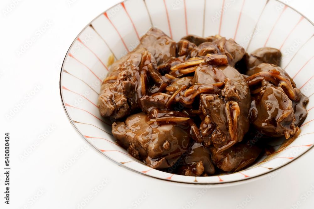 鶏レバーの甘辛煮 鶏レバーの甘辛煮