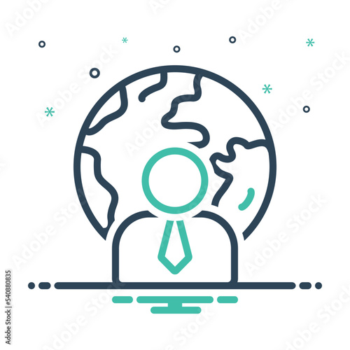 Mix icon for corporate