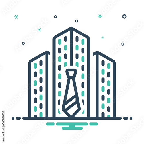 Mix icon for corporate