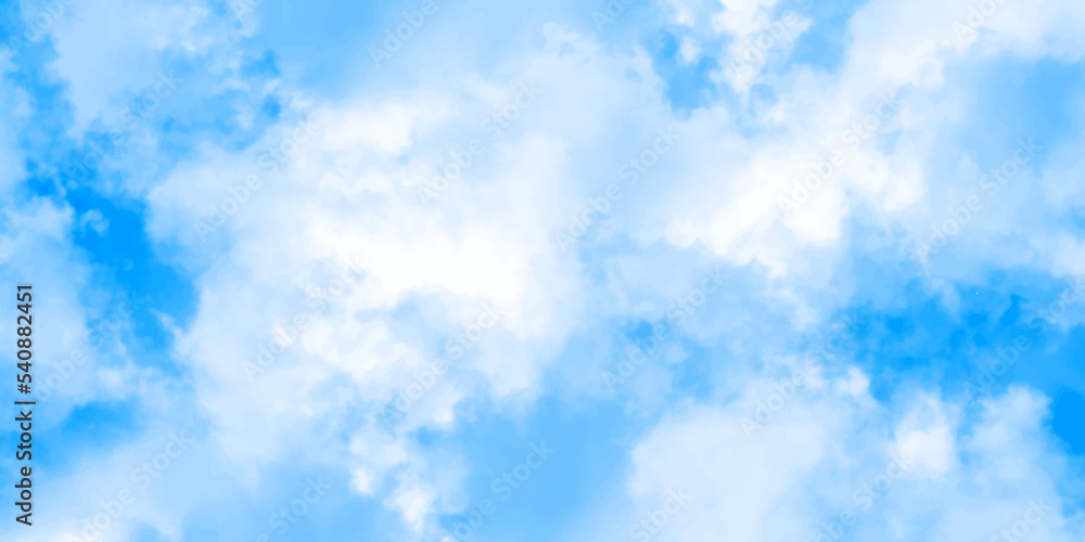 Soft cloud in the sky background.abstract blue sky with clouds.Bright and shinny natural cloudy sky, bright blue cloudy blue sky vector illustration.Sky clouds landscape light background.><