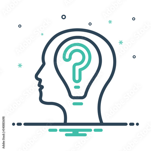 Mix icon for thinking 