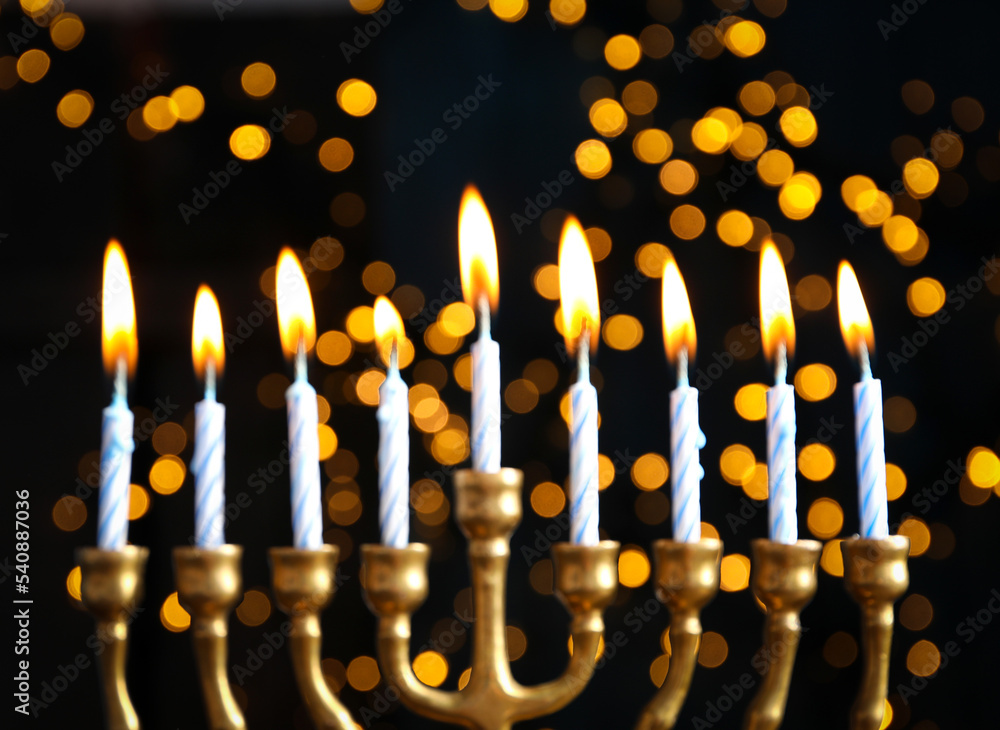 Сoncept of Jewish winter holiday, Hanuka holiday Сoncept of Jewish winter holiday, Hanuka holiday