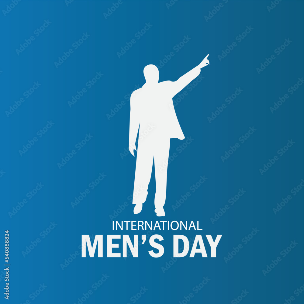 Vector Illustration of International Men's Day. Simple and Elegant Design Vector Illustration of International Men's Day. Simple and Elegant Design