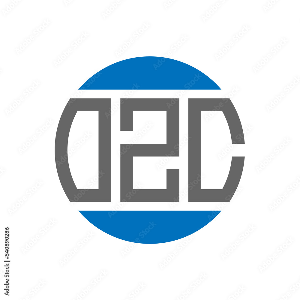 OZC letter logo design on white background. OZC creative initials circle logo concept. OZC letter design. OZC letter logo design on white background. OZC creative initials circle logo concept. OZC letter design.