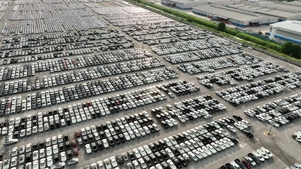 Many new cars parking before shipping to Dealer Customer, Cars shipping to Ro-Ro Ship for import export Freight forwarding , Logistics transportation dealer shipping Cars Export Terminal at Yokohama Many new cars parking before shipping to Dealer Customer, Cars shipping to Ro-Ro Ship for import export Freight forwarding , Logistics transportation dealer shipping Cars Export Terminal at Yokohama