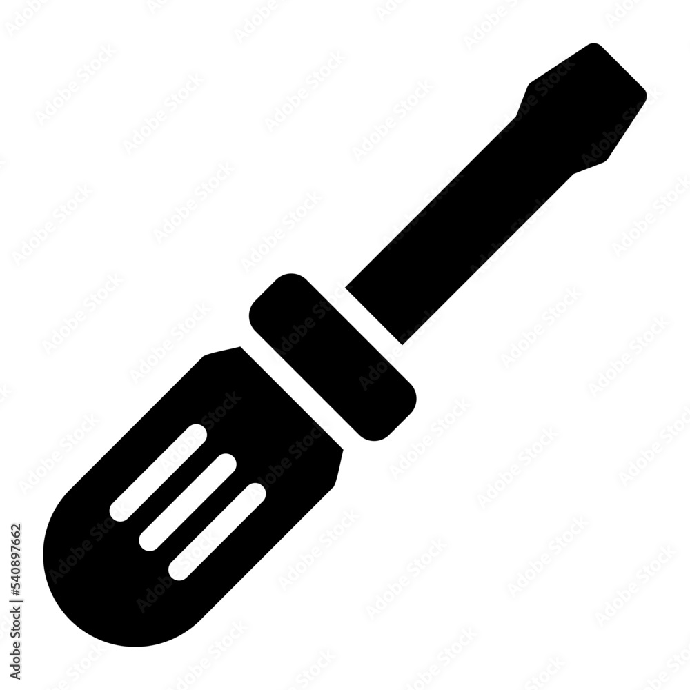 screwdriver glyph icon screwdriver glyph icon