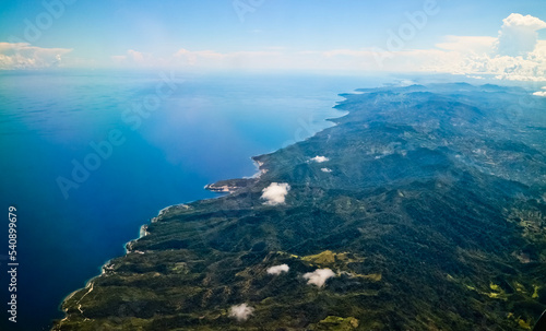 aerial view of gorontalo island, Indonesia
