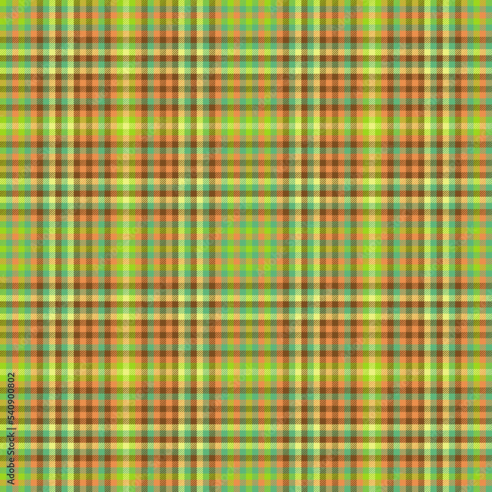 Fototapeta premium Decorative tartan plaid tiles pattern illustration