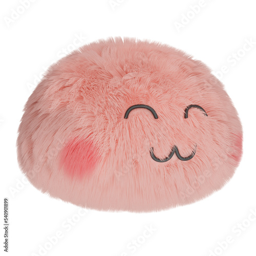 Fluffy Cute 3D Doll