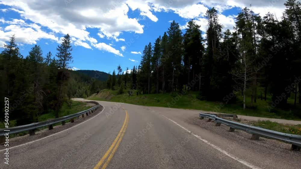 Rocky Mountains 66 Victor Idaho Driving POV Rocky Mountains 66 Victor Idaho Driving POV