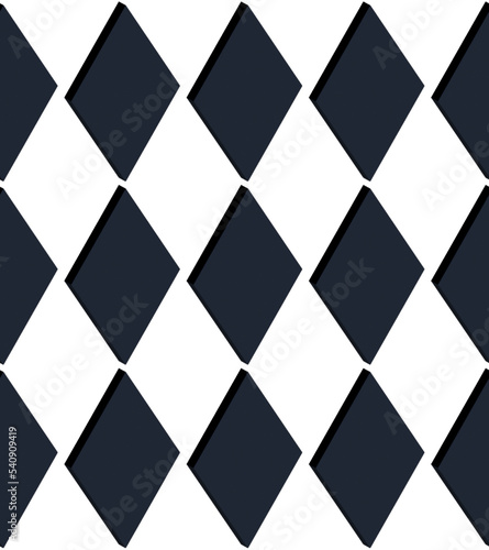New York Fashion Week Autumn Winter 3D Pattern Diamond