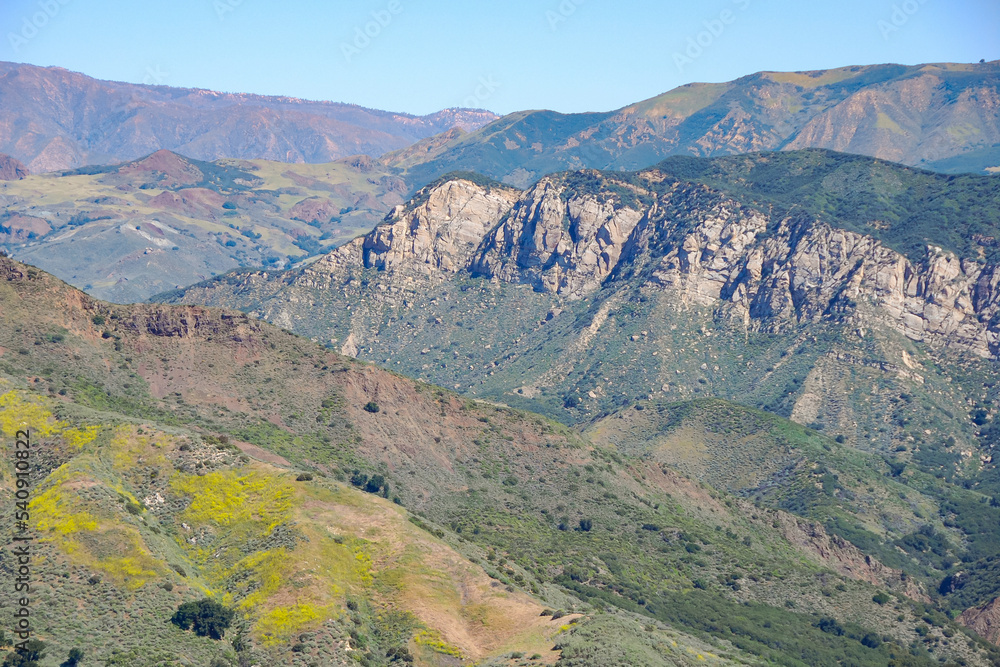 Santa Ynez Mountains, Santa Barbara County Santa Ynez Mountains, Santa Barbara County