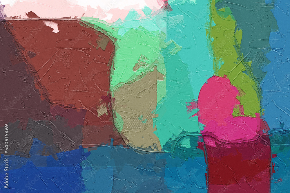 Naklejka premium abstract colorful geometric texture illustration