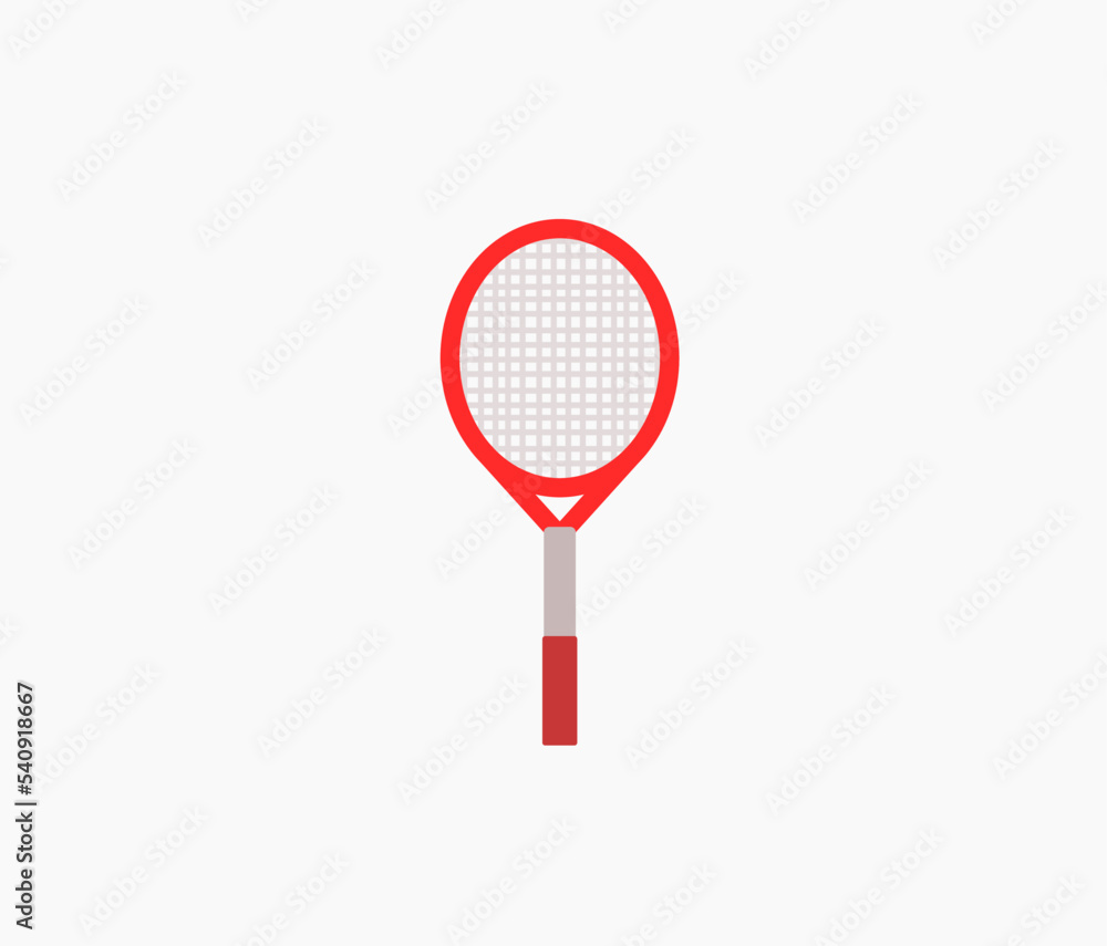 Tennis racket vector