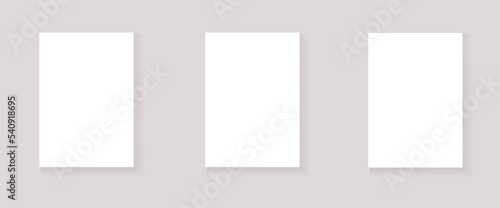 blank realistic wall art frame image poster a4 concept design