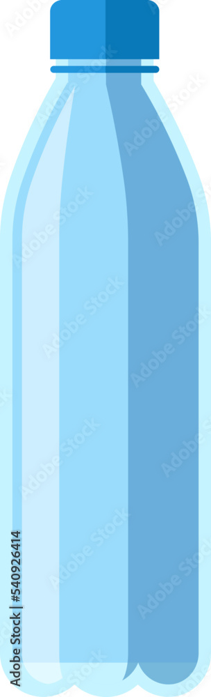 Fototapeta premium Water plastic bottle vector illustration