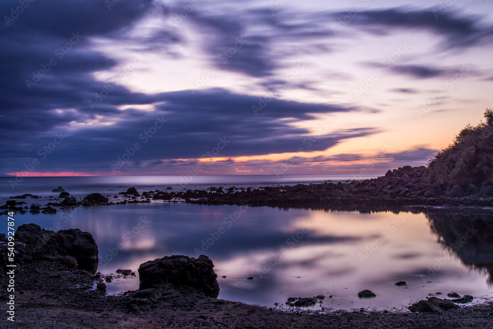 La Gomera Valley del Rey Canary Islands Sunset La Gomera Valley del Rey Canary Islands Sunset