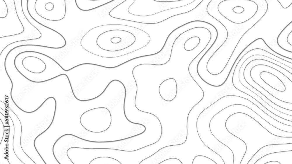 Terrain line. Topographic map on white background. Topo map elevation lines. Contour vector abstract vector illustration. Geographic world topography. Terrain line. Topographic map on white background. Topo map elevation lines. Contour vector abstract vector illustration. Geographic world topography.