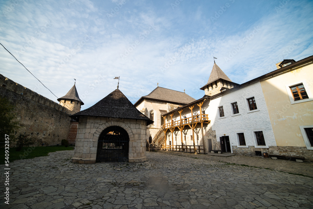 Fototapeta premium Old castle decorative elements of architecture