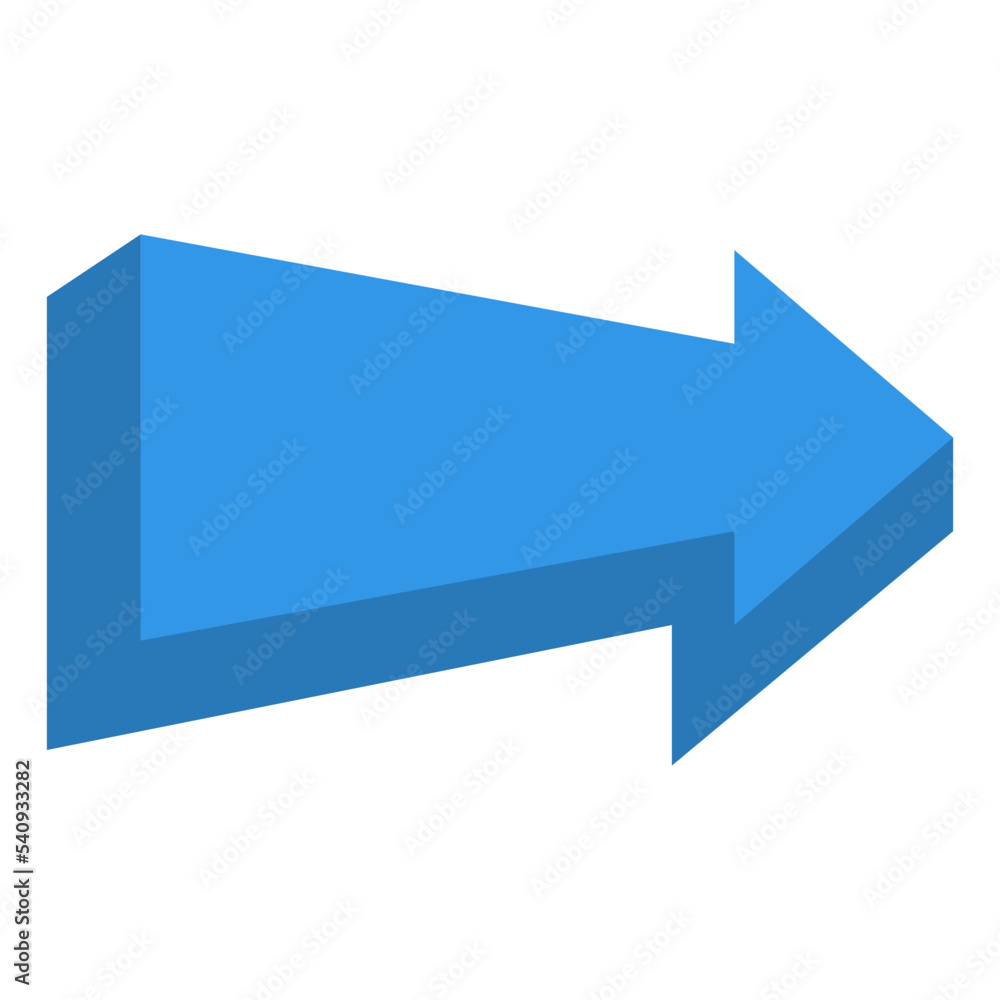 3d right arrow 3d right arrow