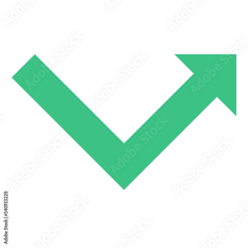 turn up arrow