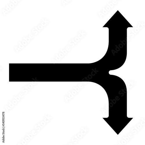 crossroad arrow