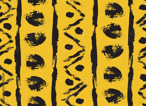 Hand painted tribal background
