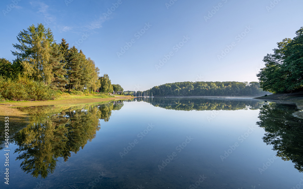 Bever lake, Bergisches Land, Germany