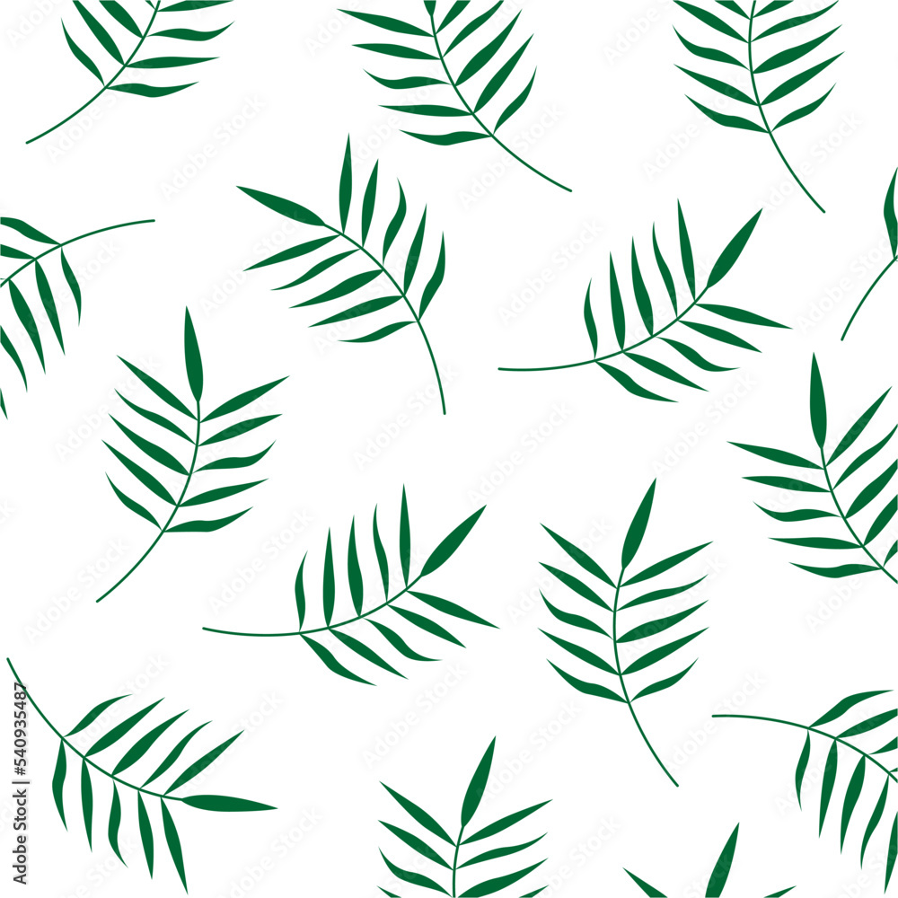 Vector background with leaf pattern Vector background with leaf pattern