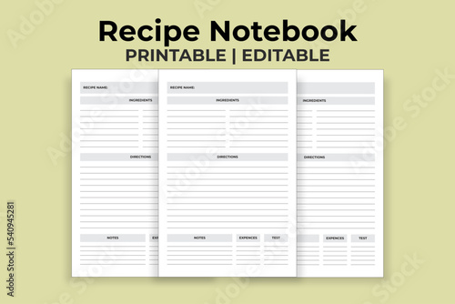 Recipe Notebook