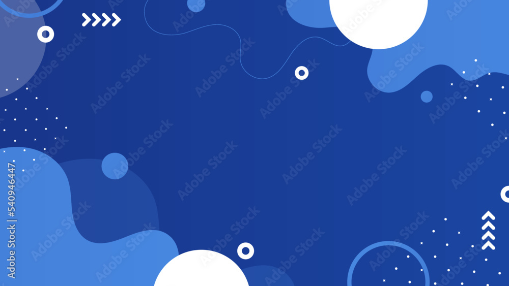 Abstract blue background with geometric memphis style Abstract blue background with geometric memphis style