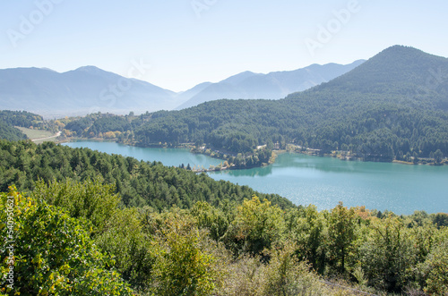 Lake Doxa is an artificial lake at an altitude of 900 meters, located in Ancient Feneos of Korinthia. Greece © Stratos Giannikos