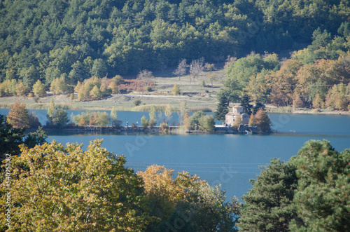 Lake Doxa is an artificial lake at an altitude of 900 meters, located in Ancient Feneos of Korinthia. Greece