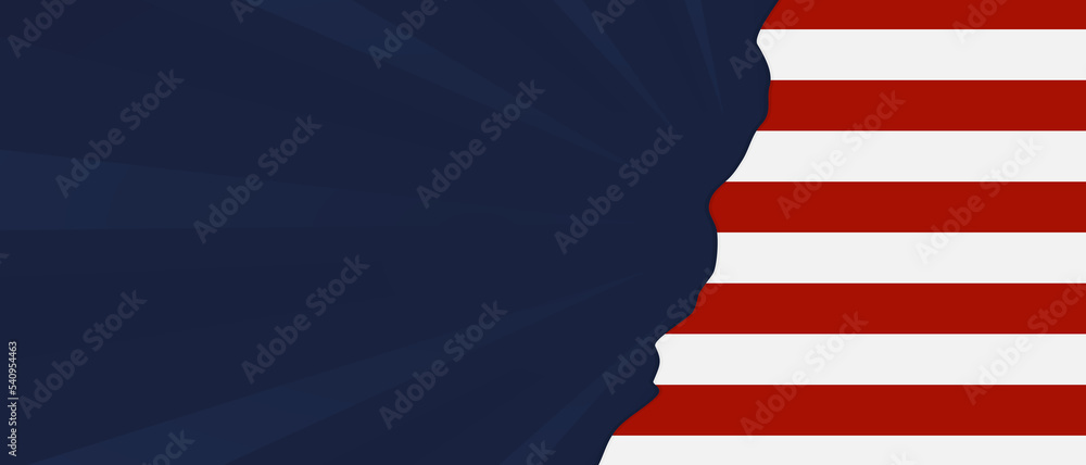 American National Holiday with Copy space Area. Suitable to be placed on content with that theme